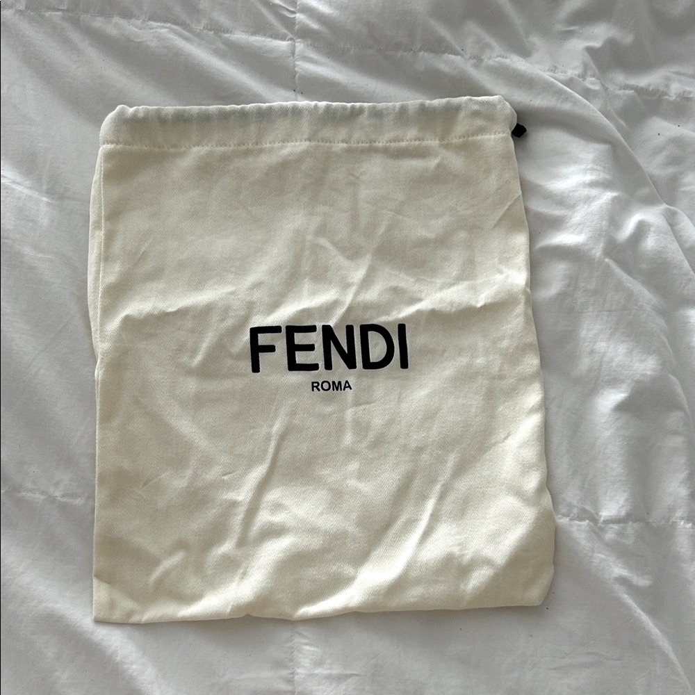 Fendi Beige Storage Pouch